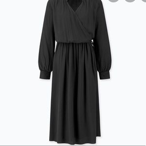Uniqlo long sleeve wrap dress BRAND NEW WITH TAGS